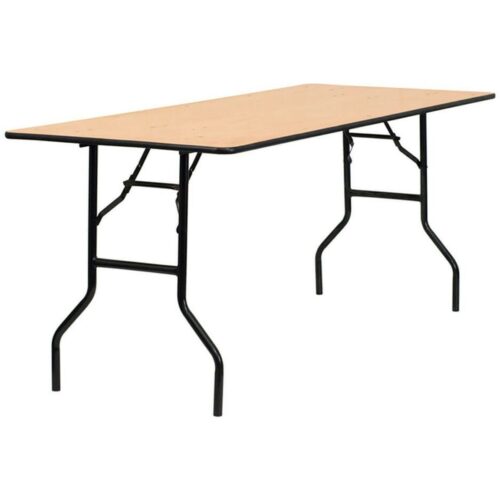 5ft x 2'6 Wooden Trestle Table