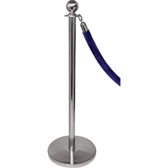 Barrier Post - Chrome